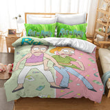 Rick And Morty Cosplay Bedding Set Duvet Cover Halloween Bed Sheets