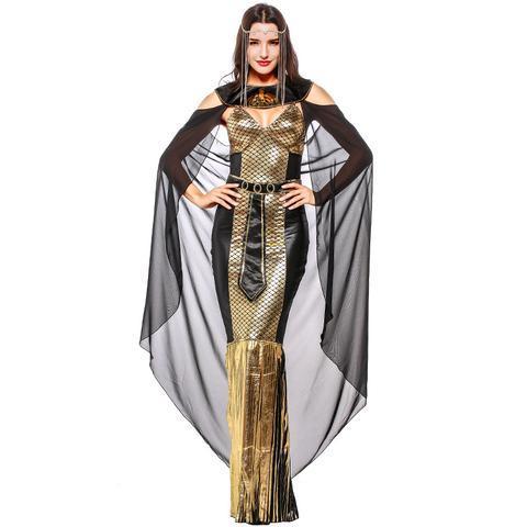 BFJFY Scintillating Exotic Scene Adult Women's Fantasitic Cleo Egyptian Queen Grand Party Costume - bfjcosplayer