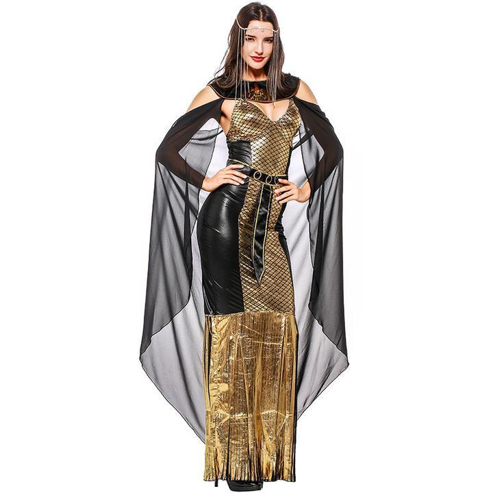 BFJFY Scintillating Exotic Scene Adult Women's Fantasitic Cleo Egyptian Queen Grand Party Costume - bfjcosplayer