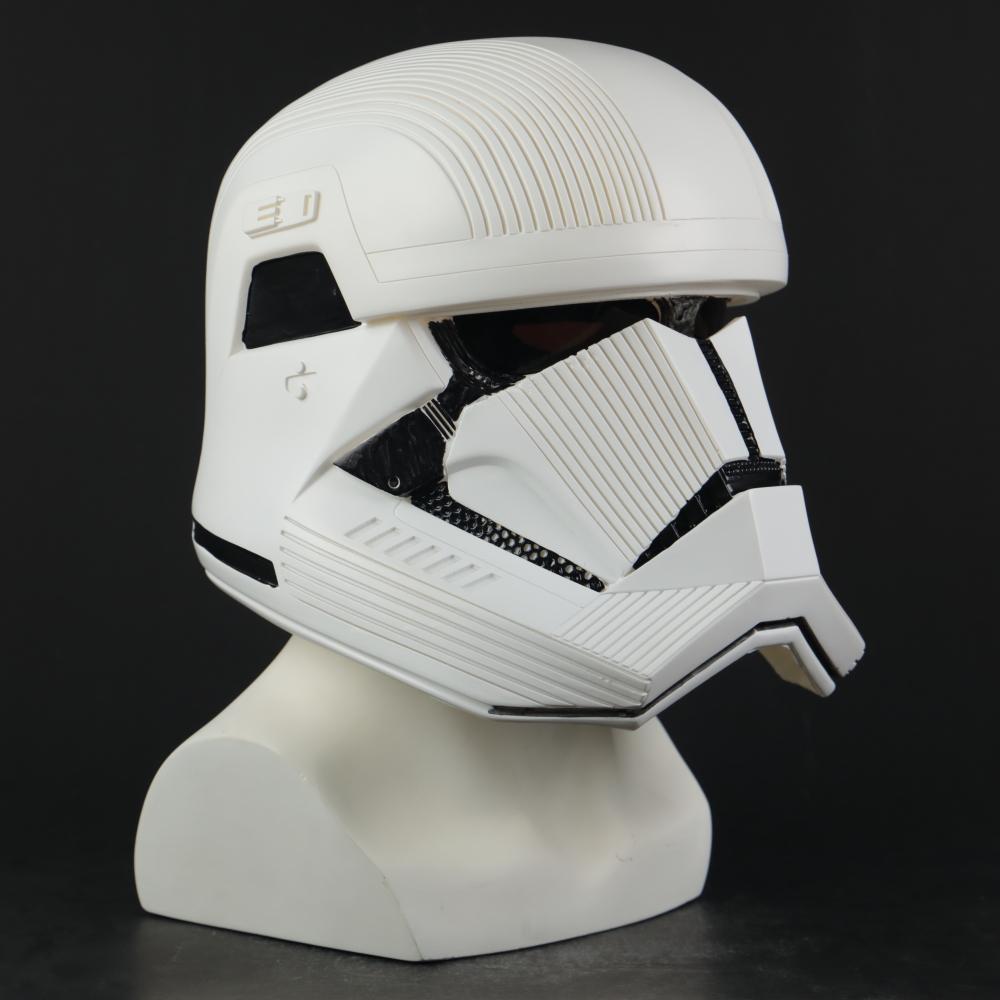 Star Wars 9 The Rise of Skywalker Sith Trooper White PVC Helmet Cosplay Halloween Mask - bfjcosplayer
