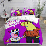 Smiling Friends Cosplay Bedding Sets Duvet Cover Halloween Comforter Sets