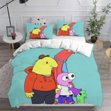 Smiling Friends Cosplay Bedding Sets Duvet Cover Halloween Comforter Sets