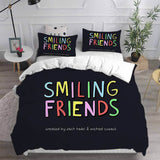 Smiling Friends Cosplay Bedding Sets Duvet Cover Halloween Comforter Sets