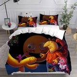 Smiling Friends Cosplay Bedding Sets Duvet Cover Halloween Comforter Sets