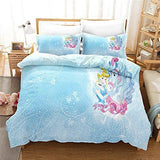 Snow White Cosplay Bedding Set Duvet Cover Halloween Bed Sheets