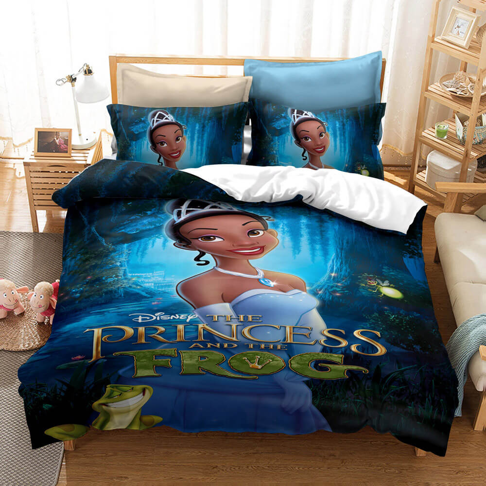 Snow White Cosplay Bedding Set Duvet Cover Halloween Bed Sheets