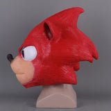 Sonic Adventure 2 Knuckles Cosplay Latex Helmet Halloween Props