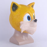 Sonic Adventure 2 Tails Cosplay Latex Helmet Halloween Props