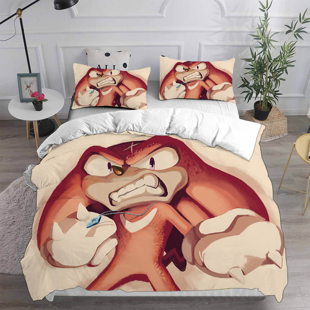 Sonic The Hedgehog Cosplay Bedding Sets Duvet Cover Halloween Comforter Sets