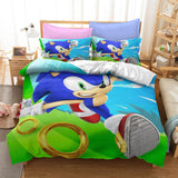 Sonic the Hedgehog Cosplay Bedding Duvet Cover Halloween Comforter