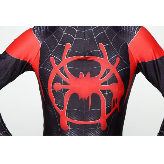 Spider-Man In de Spider-Vers Miles Morales Cosplay Kostuum Zentai Spiderman Patroon Bodysuit Pak jumpsuits - bfjcosplayer