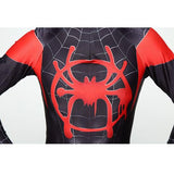 Spider-Man In de Spider-Vers Miles Morales Cosplay Kostuum Zentai Spiderman Patroon Bodysuit Pak jumpsuits - bfjcosplayer