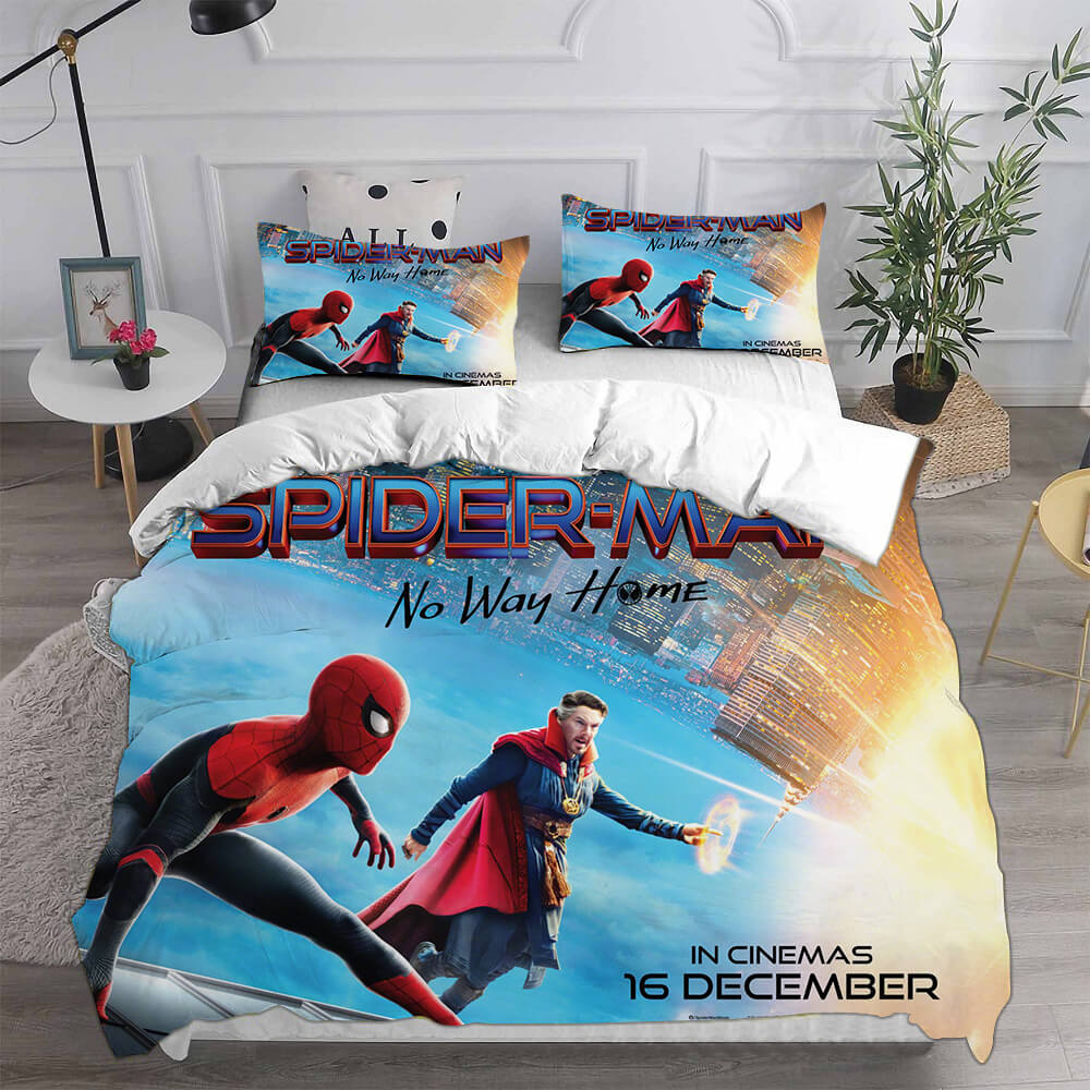 SpiderMan No Way Home Cosplay Bedding Sets Duvet Cover