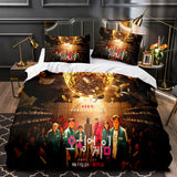 Squid Game Cosplay Bedding Sets Duvet Cover Halloween Comforter Sets