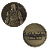 Star Wars The Mandalorian Collect Coin Bounty Hunter Boba Fett Baby Yoda Coin Metal  Accessories Prop