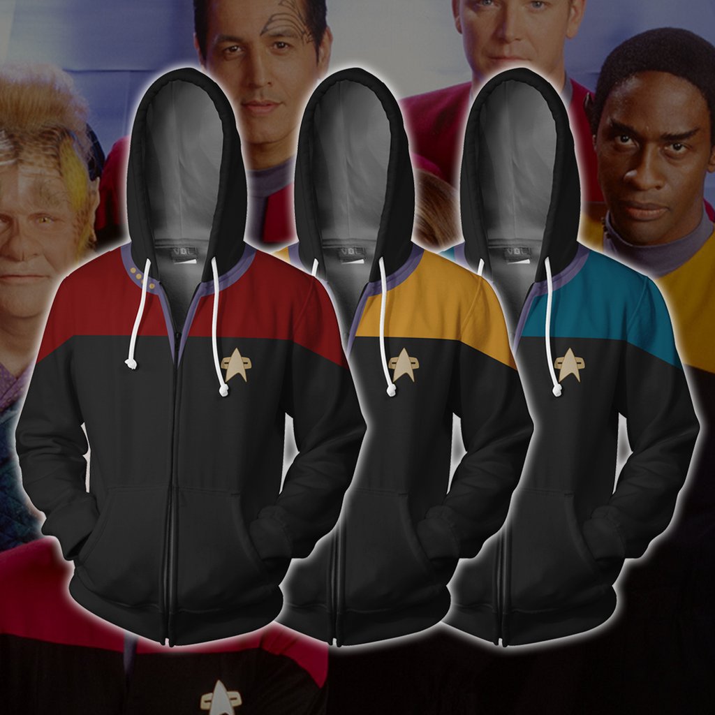 Star Trek Admiral Picard Cosplay Hoodie Halloween Costume