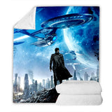 Star Trek Cosplay Flannel Blanket Room Decoration Throw