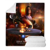 Star Trek Cosplay Flannel Blanket Room Decoration Throw