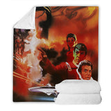 Star Trek Cosplay Flannel Blanket Room Decoration Throw