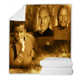 Star Trek Cosplay Flannel Blanket Room Decoration Throw