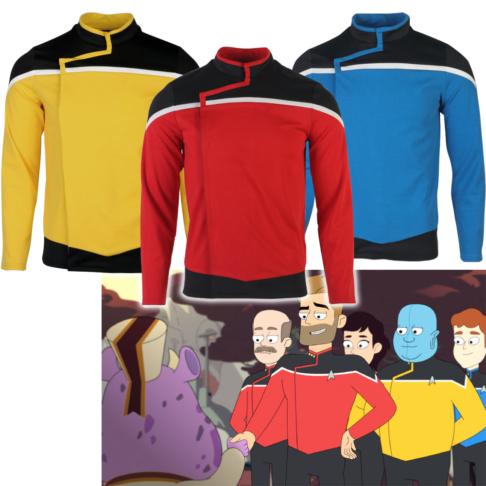 Star Trek Lower Decks Captain Freeman Uniform Ensign Rutherford Cosplay Shirts