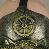 Steampunk Plague Doctor Bronze Vintage Style Short Mouth Cosplay Helmet Halloween Props