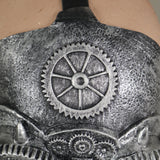 Steampunk Plague Doctor Bronze Vintage Style Short Mouth Cosplay Helmet Halloween Props