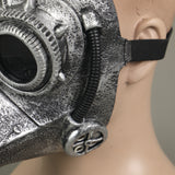 Steampunk Plague Doctor Bronze Vintage Style Short Mouth Cosplay Helmet Halloween Props