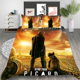 Star Trek Picard Discovery Cosplay Bedding Set Duvet Cover Halloween Bed Sheets