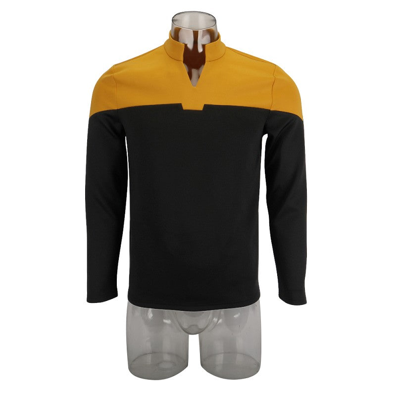 Star Trek Picard Gold Uniform New Engineering Shirts