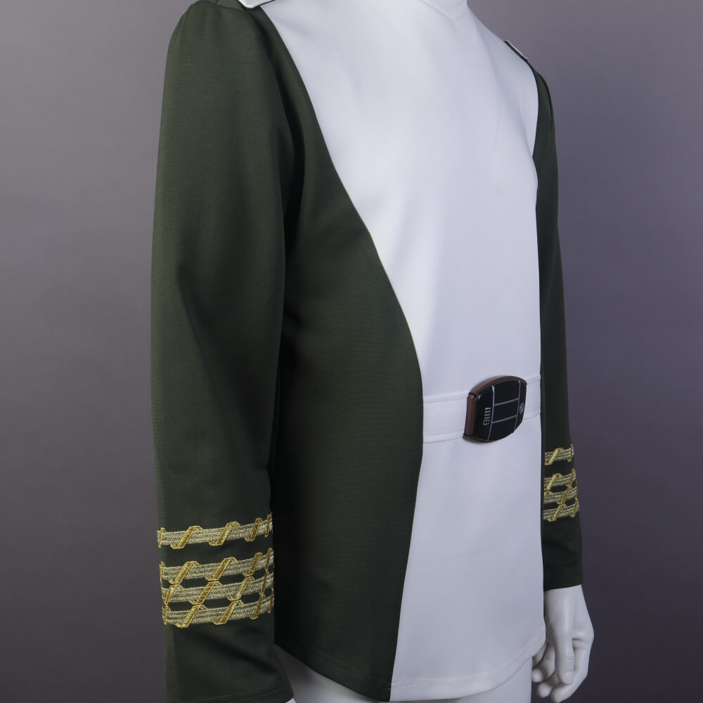 Star Trek TOS Voyager Captain Kirk Cosplay Uniform Jacket Halloween Costume