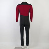 Star Trek The Next Generation Jean-Luc Picard Jumpsuit Cosplay Costume Flying Suit