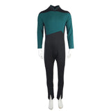 Star Trek The Next Generation Picard Blue Jumpsuit Cosplay Costume