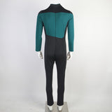 Star Trek The Next Generation Picard Blue Jumpsuit Cosplay Costume