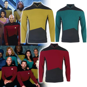 Star Trek The Next Generation Uniform Picard Cosplay Costume