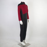 Star Trek The Next Generation Picard Red Jumpsuit Cosplay Costume