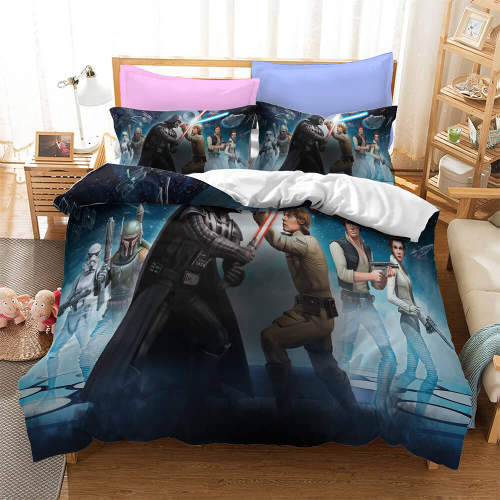 Star Wars Cosplay Bedding Set Duvet Cover Halloween Bed Sheets