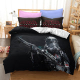 Star Wars Skywalker Cosplay Bedding Set Duvet Cover Halloween Bed Sheets