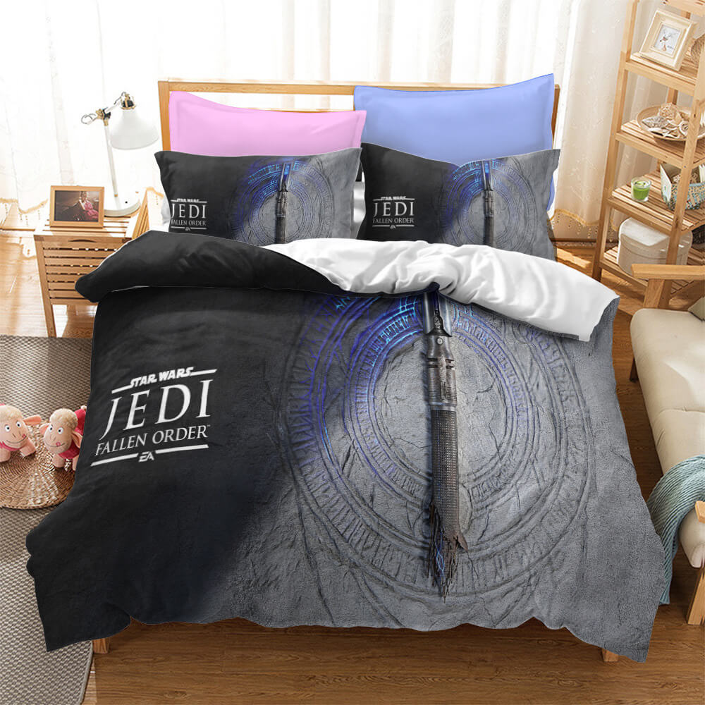 Star Wars Skywalker Cosplay Bedding Set Duvet Cover Halloween Bed Sheets