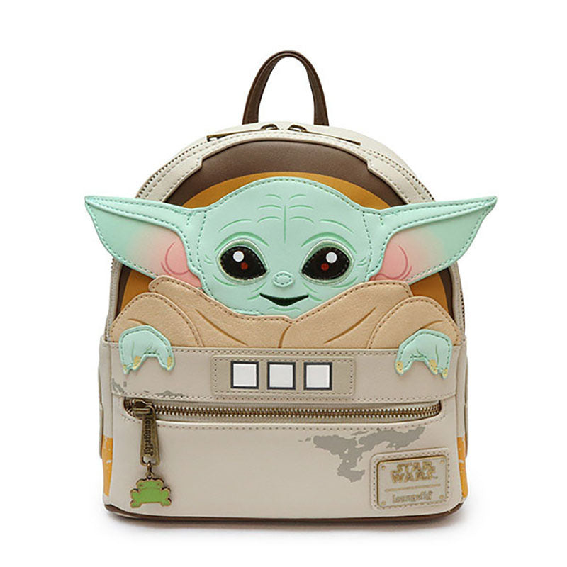 Star Wars The Mandalorian Baby Yoda Cosplay Backpack Halloween Bags