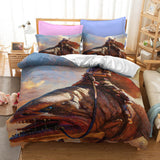 Star Wars The Mandalorian Cosplay Bedding Duvet Cover Halloween Sheets Bed Set