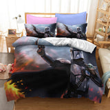 Star Wars The Mandalorian Cosplay Bedding Duvet Cover Halloween Sheets Bed Set