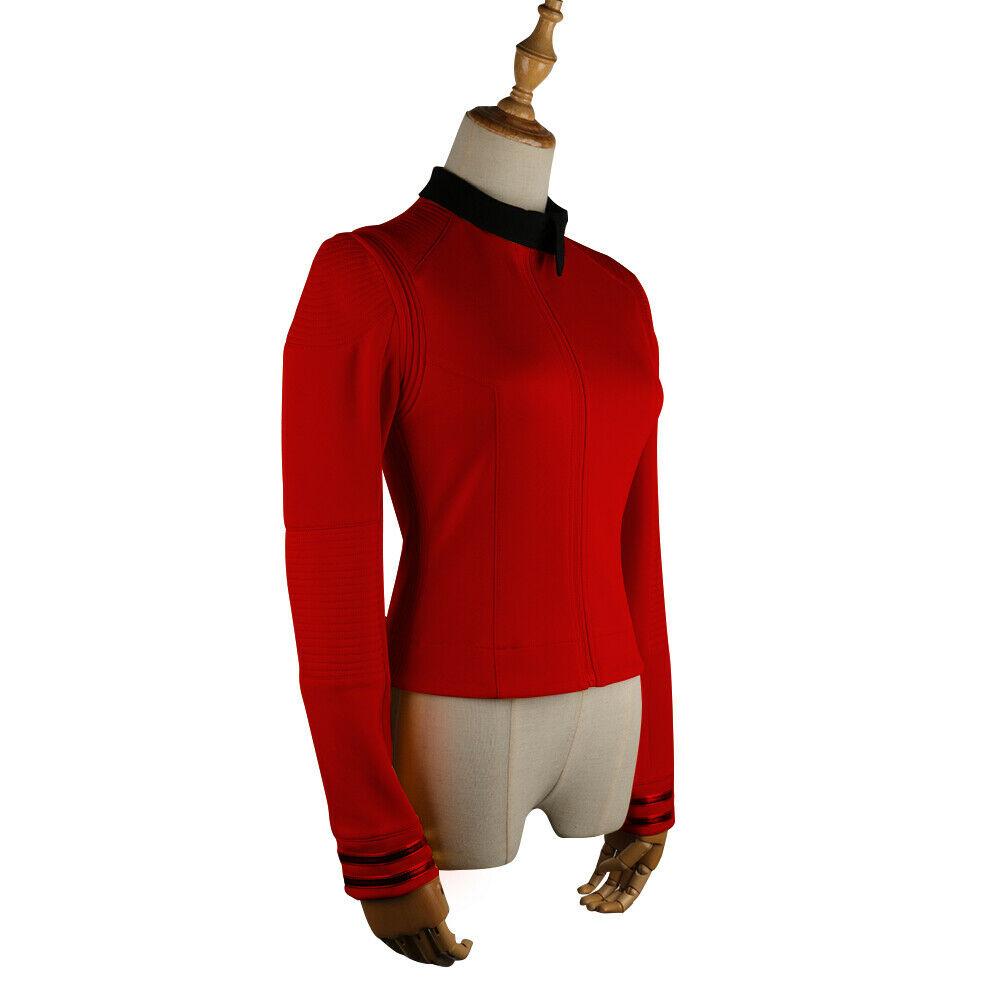 Star Trek Discovery Season 2 Starfleet Commander Nhan Red Uniform Pin Costumes - bfjcosplayer