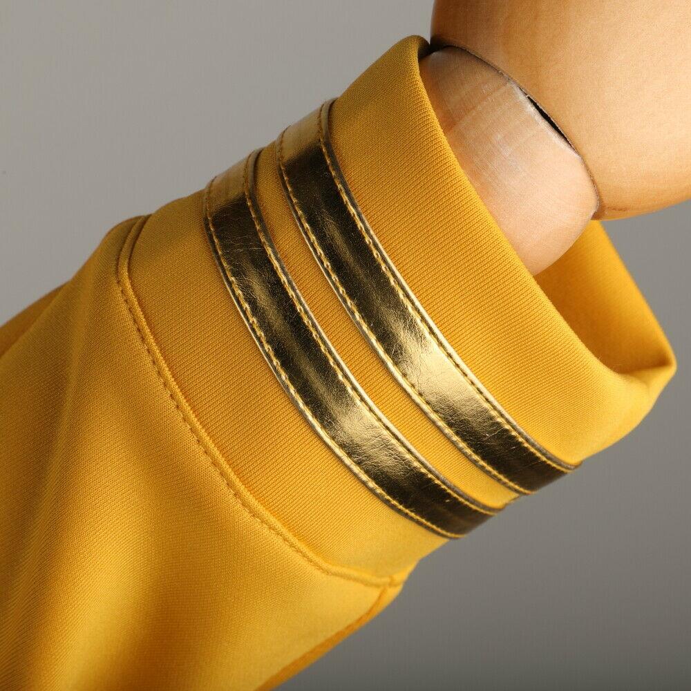 Star Trek Discovery Season 2 Starfleet Commander Female Gold Dresses Badge Set - bfjcosplayer