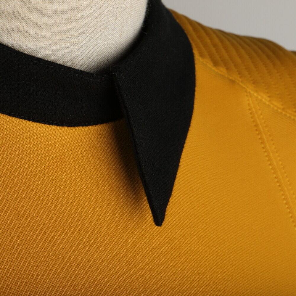 Star Trek Discovery Season 2 Starfleet Commander Female Gold Dresses Badge Set - bfjcosplayer
