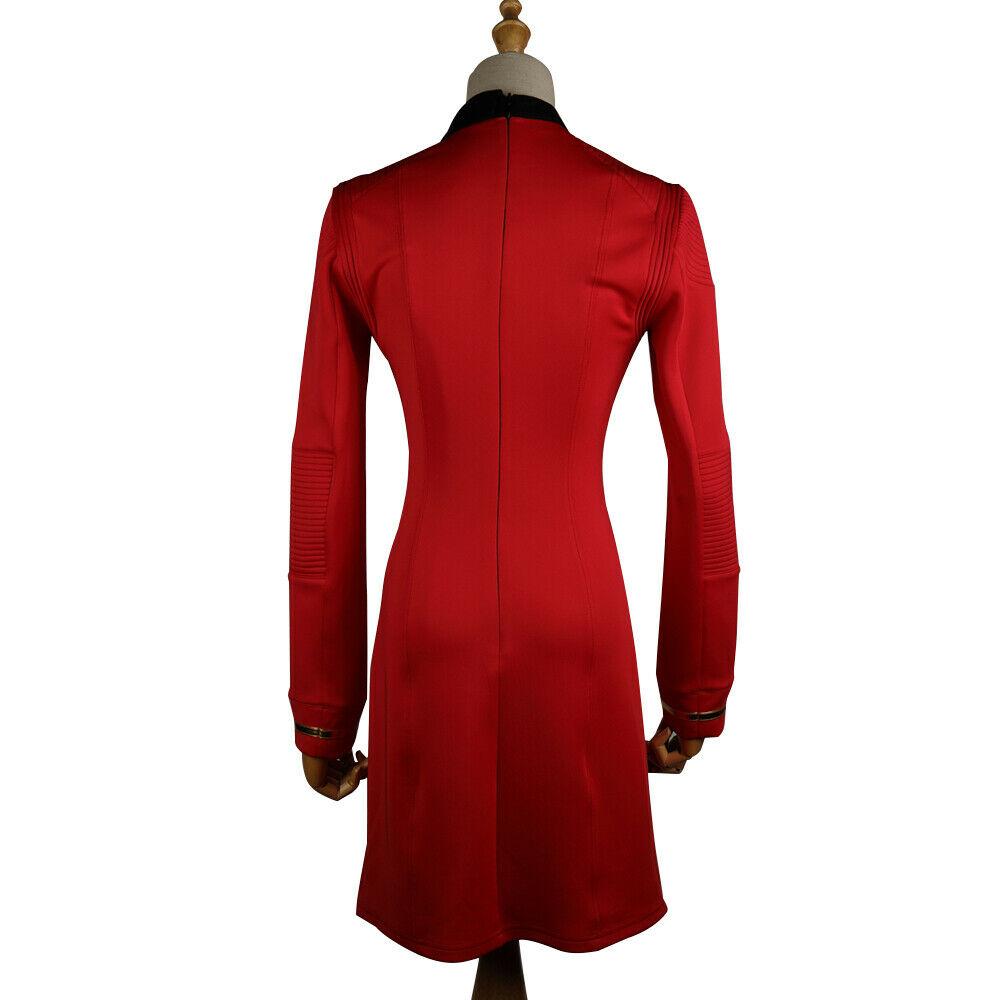 Star Trek Discovery Season 2 Starfleet Commander Female Red Dresses Pin Set - bfjcosplayer