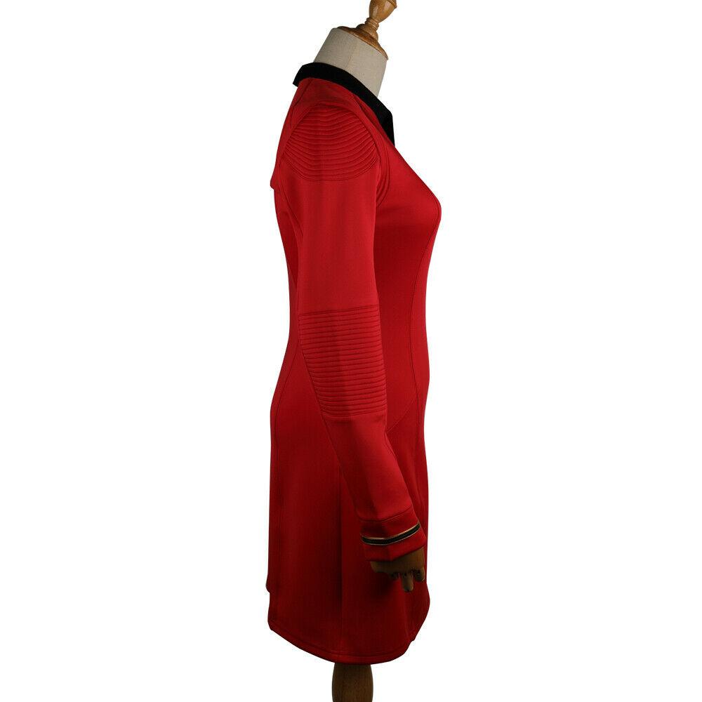 Star Trek Discovery Season 2 Starfleet Commander Female Red Dresses Pin Set - bfjcosplayer