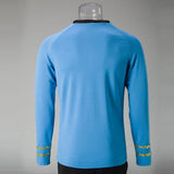 Cosplay Star Trek TOS The Original Series Kirk Shirt Uniform Costume Halloween Blue Costume - bfjcosplayer