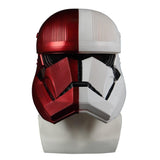 Movie Star Wars 9 The Rise of Skywalker Sith Trooper Red/White PVC Helmet Cosplay Halloween Mask - bfjcosplayer