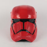 New Star Wars 9 The Rise of Skywalker Sith Trooper Red mask Cosplay Halloween latex  Helmets Prop - bfjcosplayer